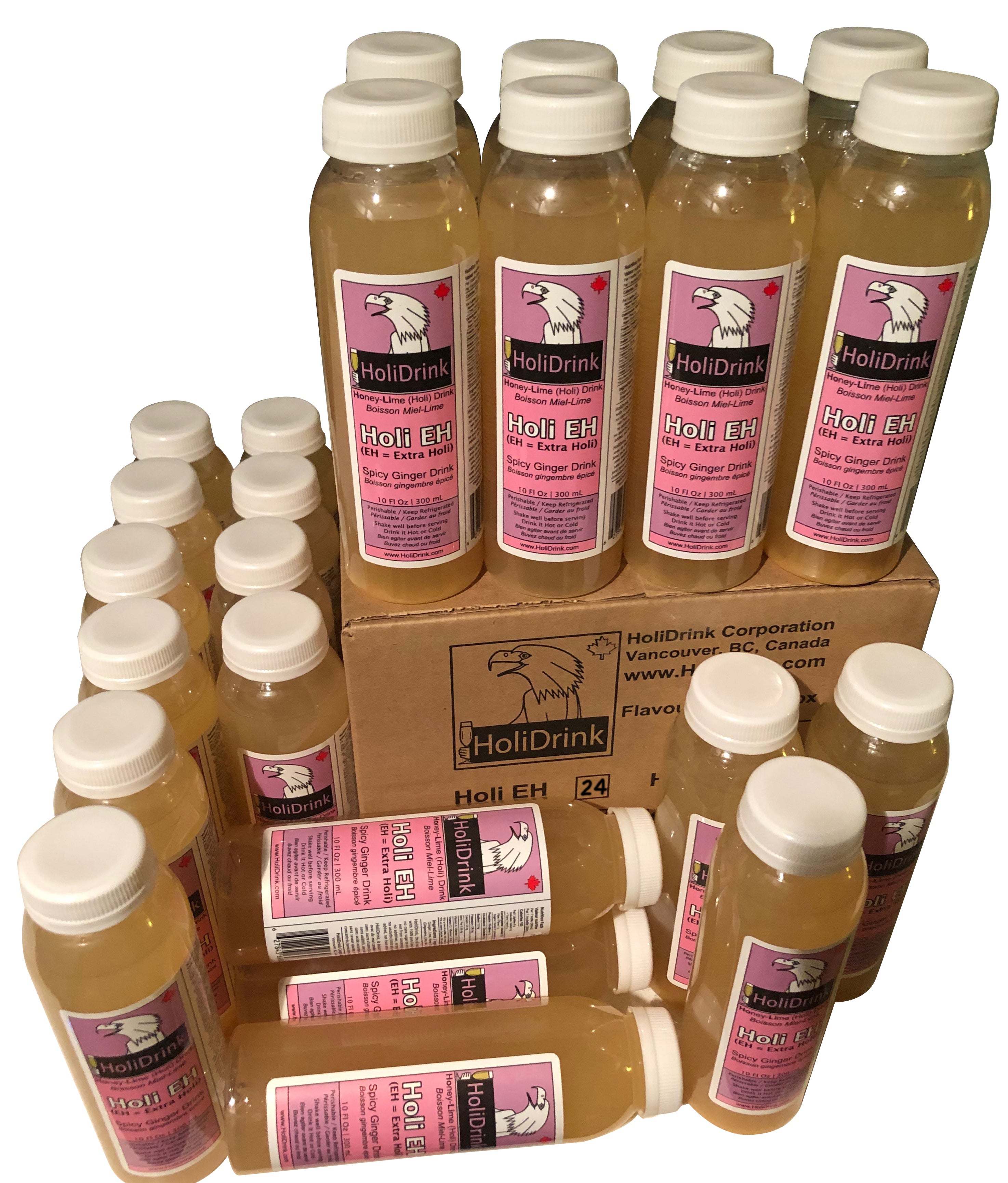 HoliDrink HoliEH Spicy Ginger — 24 Pack (300 mL)