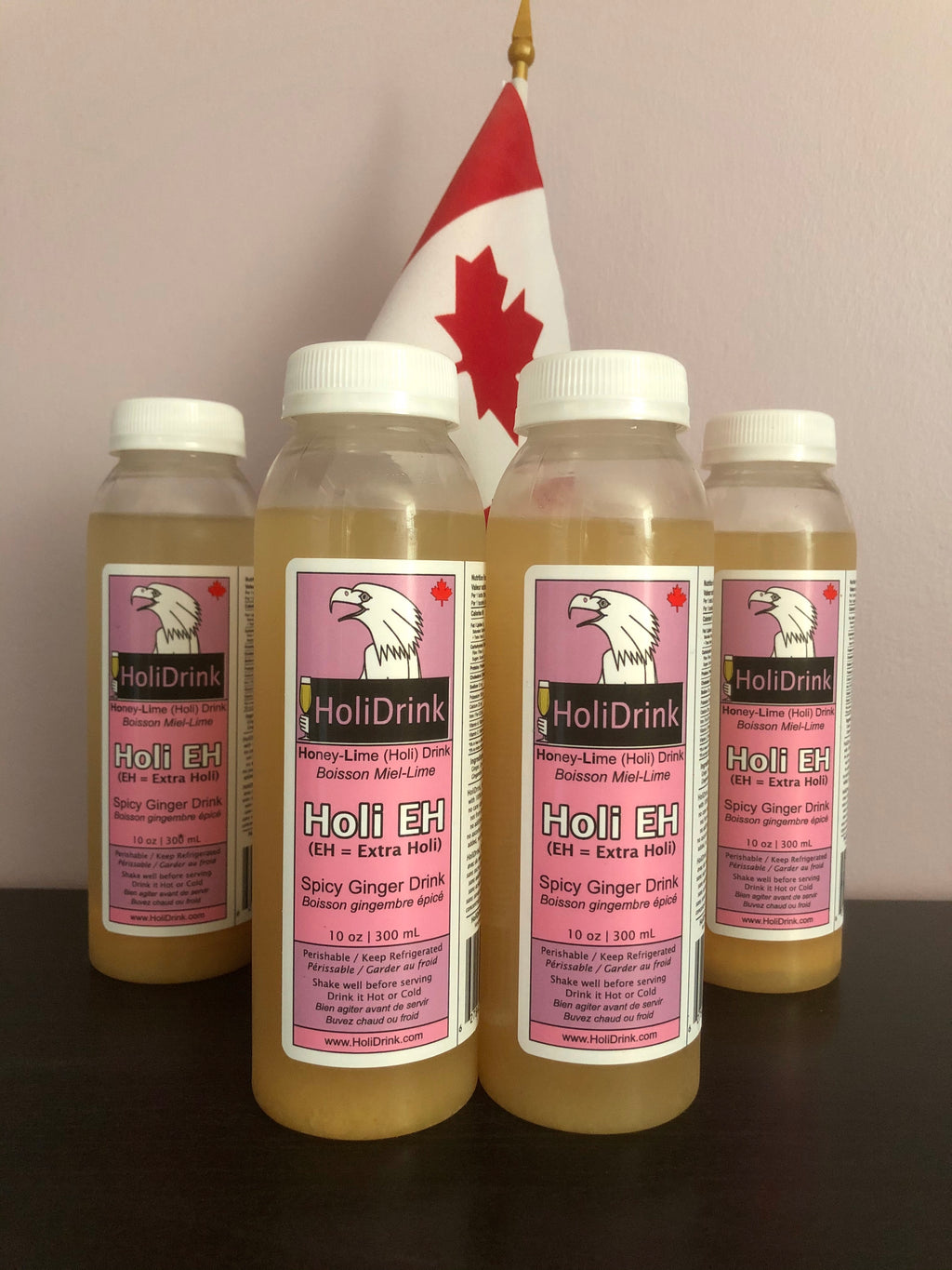 HoliDrink HoliEH Spicy Ginger — 4 Pack (300 mL)