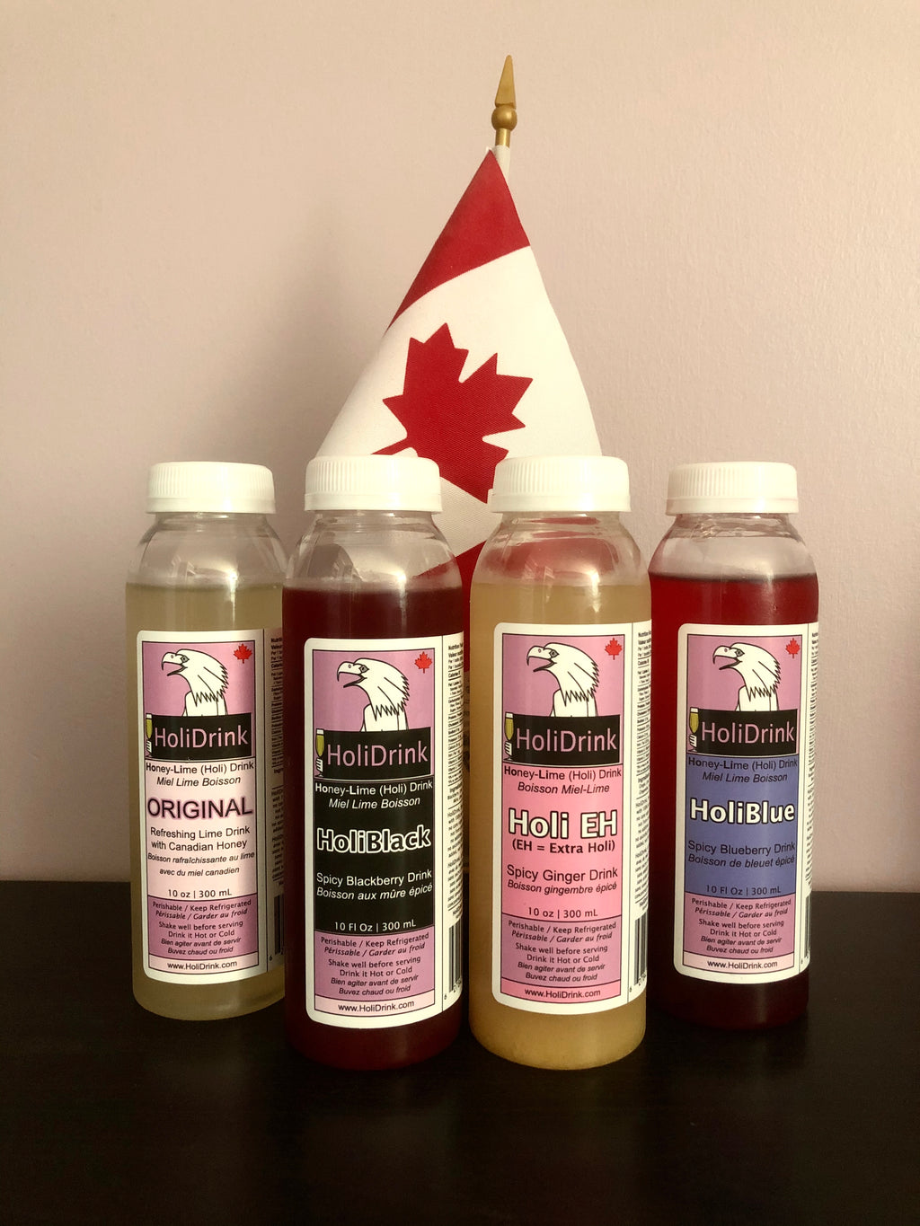 4 Pack Mix Flavor (4 flavors of HoliDrink)