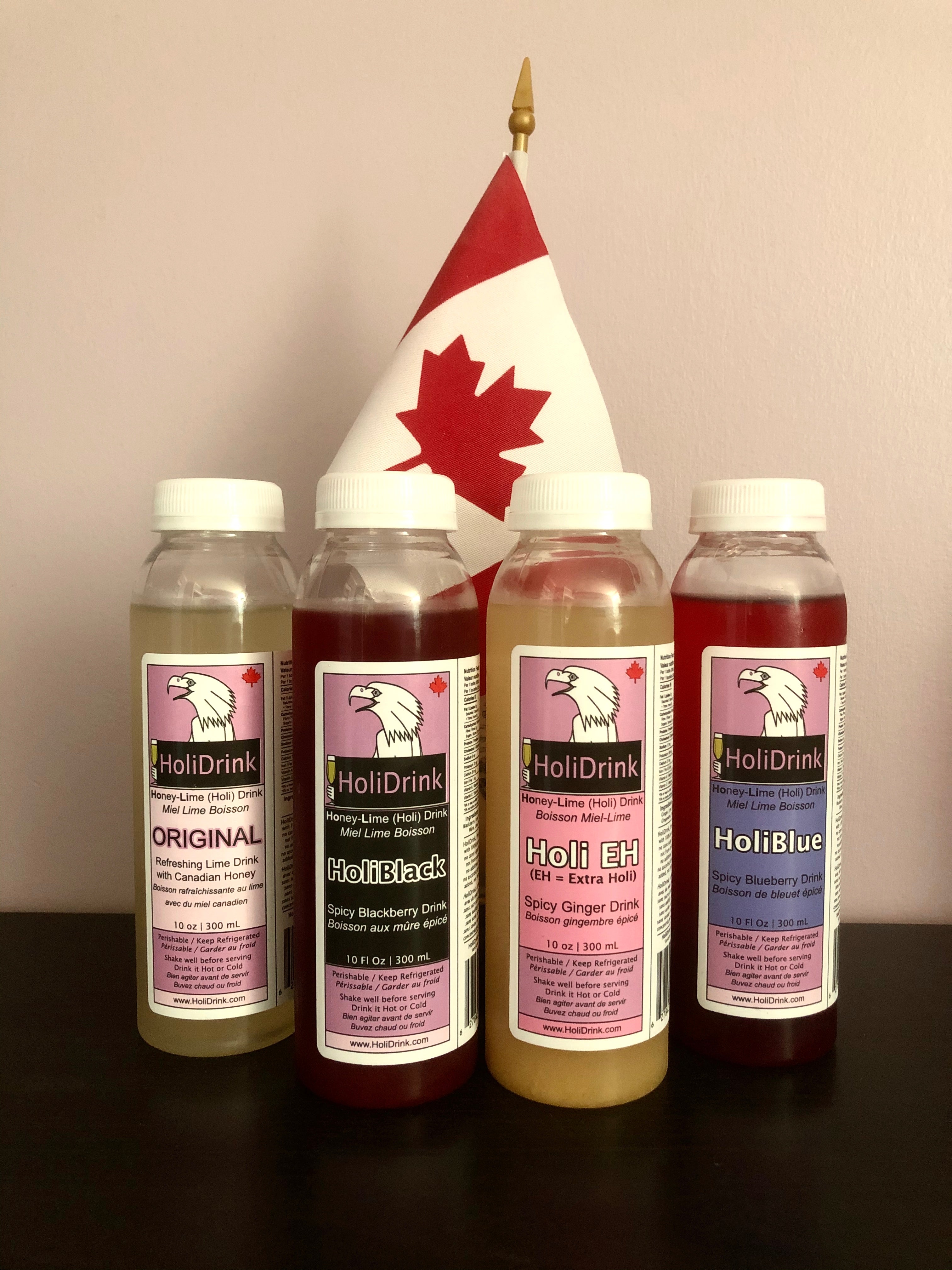 4 Pack Mix Flavor (4 flavors of HoliDrink)