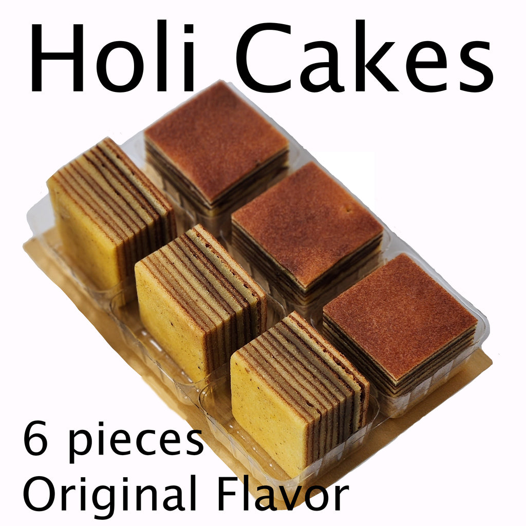 Holi Cakes - 6 pieces of Spekkoek Original Flavor