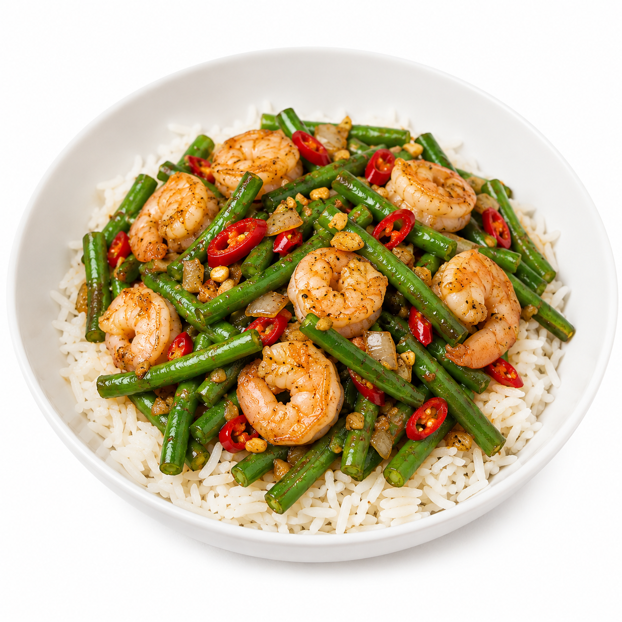 Prawn Long Bean Stirfy