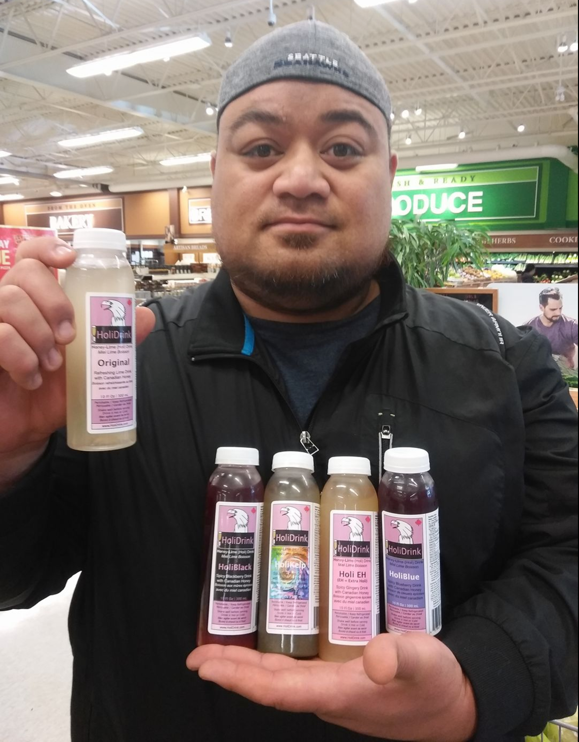 Mixed HoliDrink's 5 flavors 12x 300 mL or 10 Fl Oz PET bottles