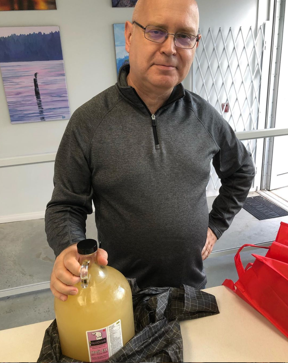 1 Gallon HoliDrink HoliEH Spicy Ginger in Glass Bottle